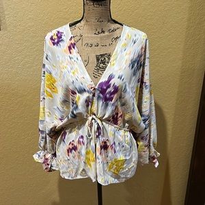 Entro long sleeve, peplum like top, size L, NWT | offer in description